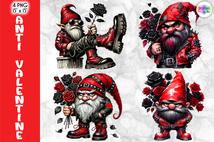 Valentine Gnome Clipart Image 6