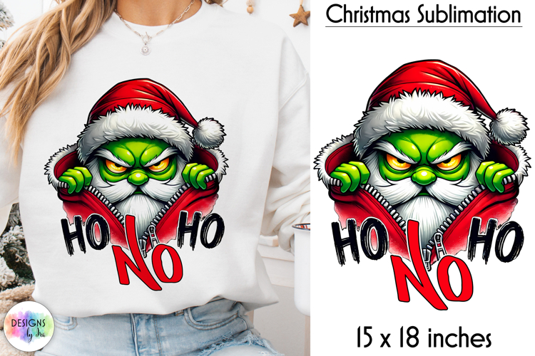 Sarcastic Christmas Sublimation, Grumpy Santa Clause PNG