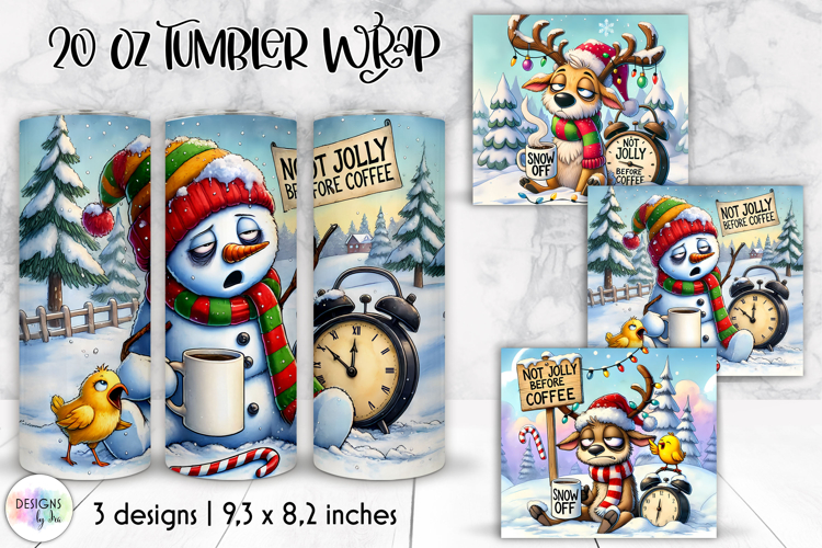 Funny Christmas Tumbler Wrap, Sarcastic Christmas Tumbler