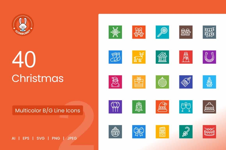 40 Christmas Icons