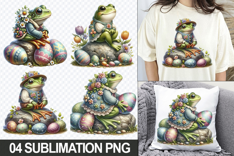 Cute Frog Clipart Image 8