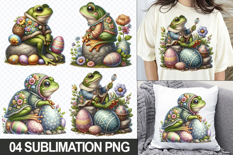 Cute Frog Clipart Image 11