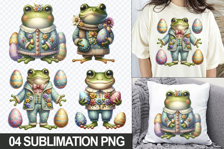 Cute Frog Clipart Image 9