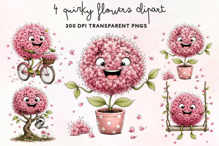 Cute Flowers Clipart Image 14