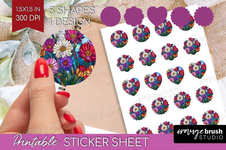 Stained Glass Printable Image 2