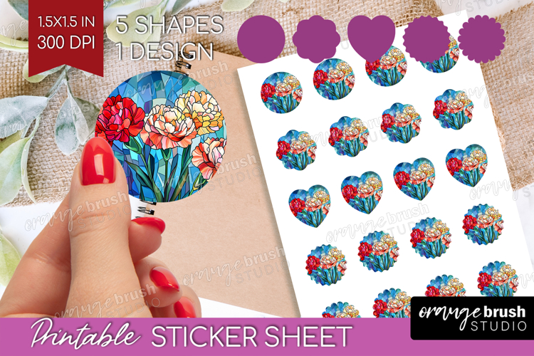 Stained Glass Printable Image 23