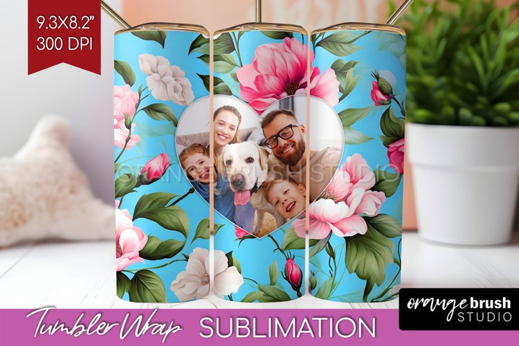 Spring Photo Tumbler PNG - Flowers Picture Tumbler Wrap