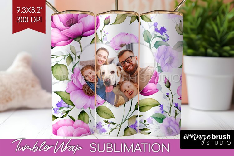 Spring Photo Tumbler PNG - Flowers Picture Tumbler Wrap
