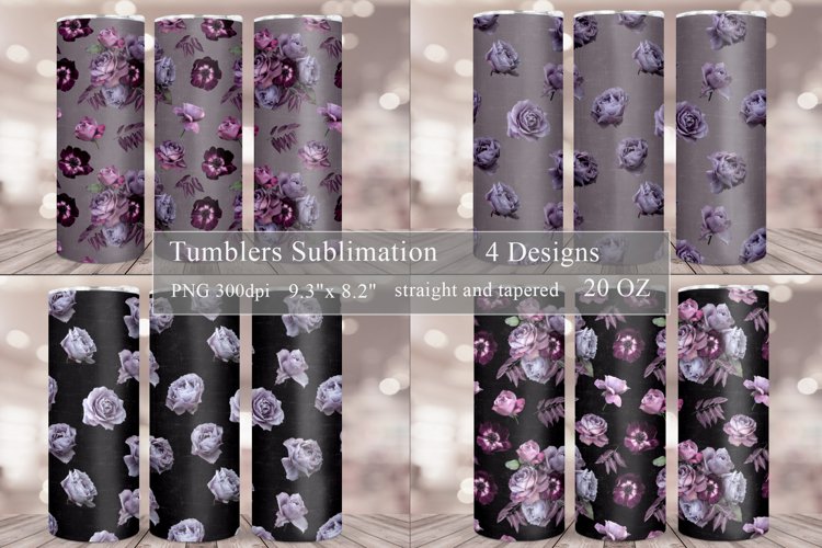 Floral Tumbler Sublimation Bundle | 20oz Tumbler Wrap