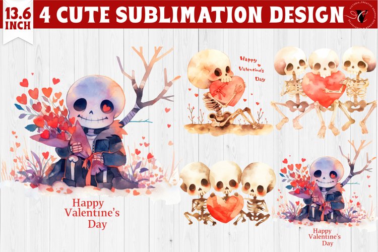 Valentines Skeleton clipart | Happy Valentines Day