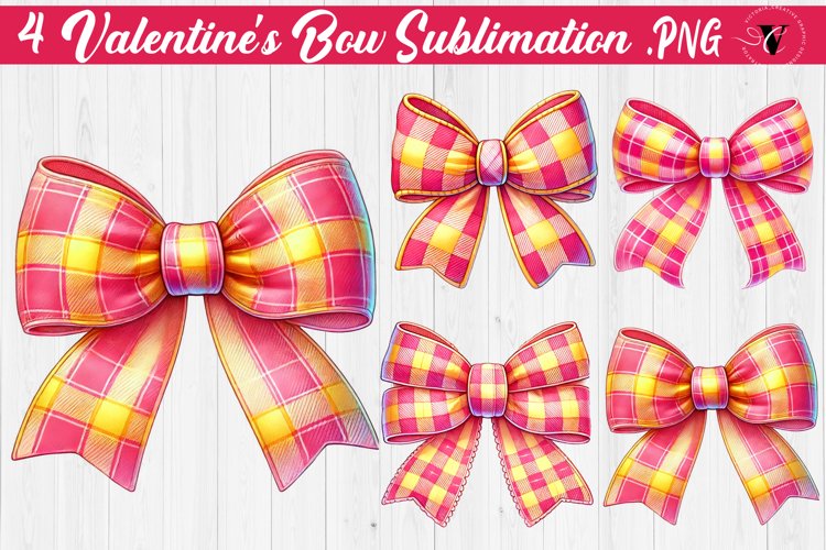 Valentines Bow sublimation | Valentines day clipart