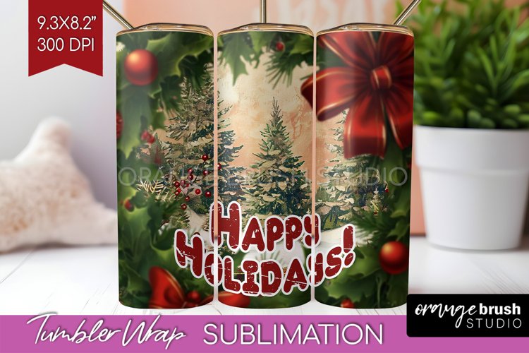 Christmas Tumbler Wrap Image 10