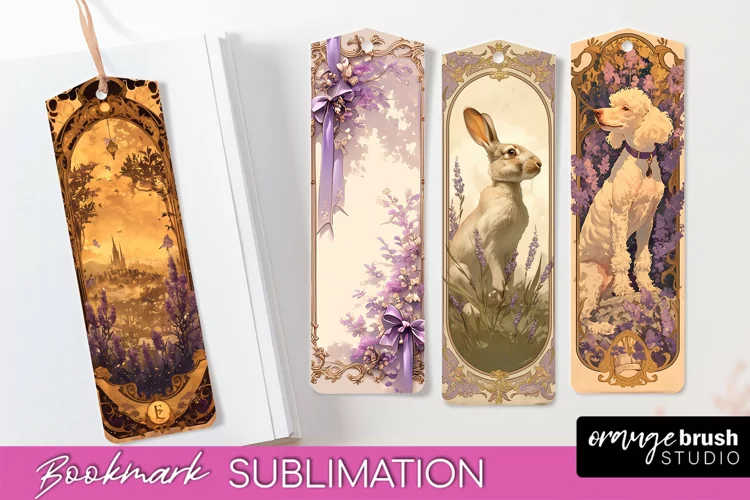 Vintage Scrapbook Bookmark Sublimation - Ephemera Bookmarks