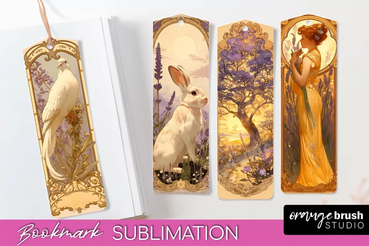 Vintage Scrapbook Bookmark Sublimation - Ephemera Bookmarks