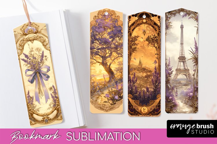Vintage Scrapbook Bookmark Sublimation - Ephemera Bookmarks