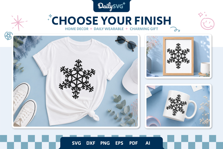 Winter Snowflake SVG