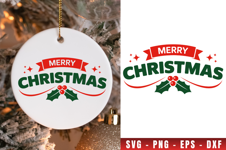 Merry Christmas Tree Svg Image 16