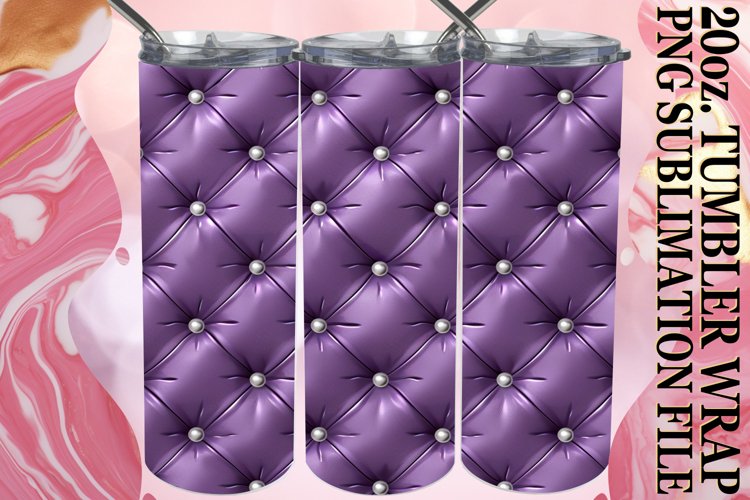 3D Quilted Texture Tumbler Design