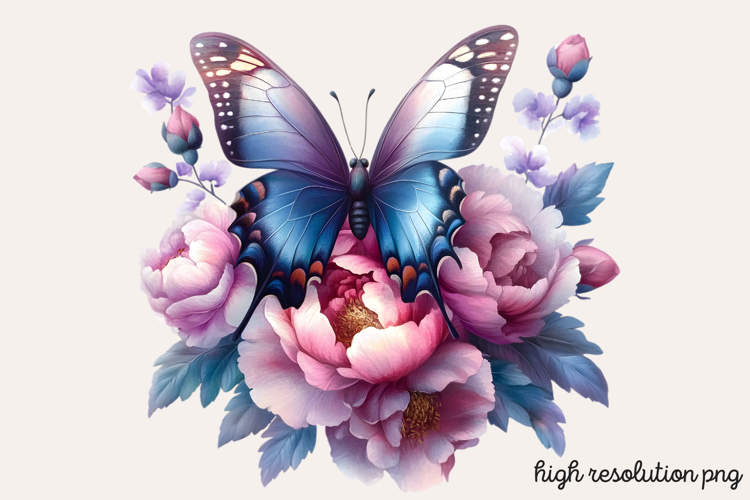 Watercolor Flowers Svg Image 8