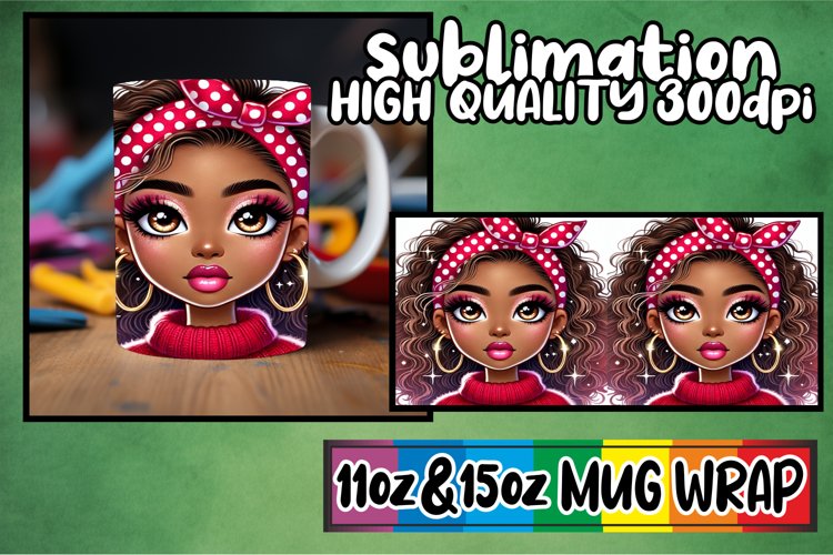 Heartwarming days sublimation print wrap, Love Girl example image 1