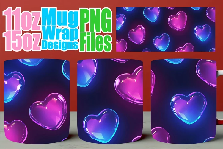 Expressive Mug Wrap for Valentines