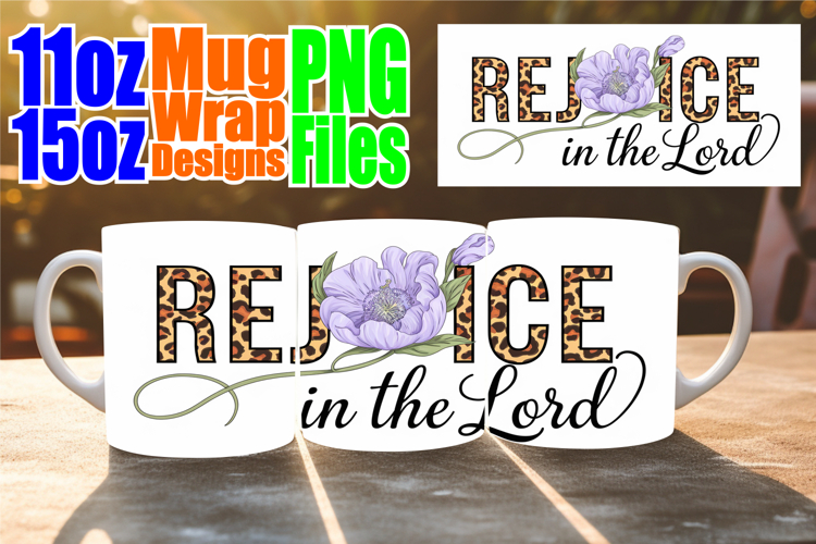 Happy moments sublimation mug wrap, Christian