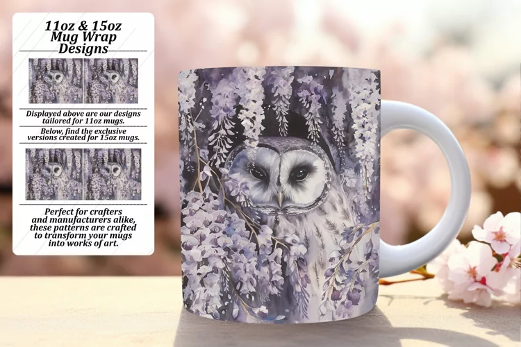 Charming Bird-themed Owl Sublimation Wrap