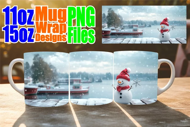 Sweet beginnings sublimation print wrap, Winter