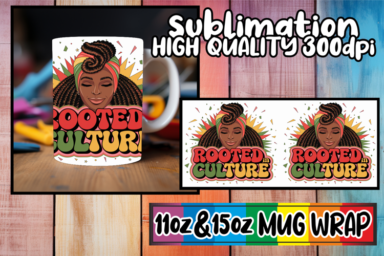 Blissful nights sublimation print wrap, Black Woman