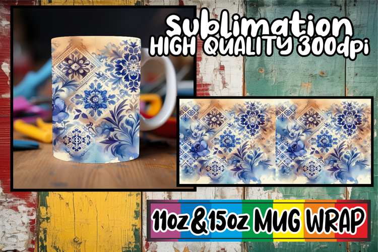 Colorful vibes sublimation print wrap, Watercolor Pattern