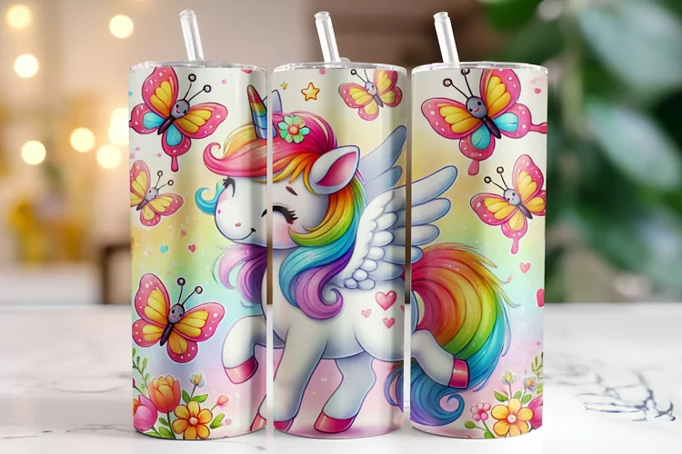 Unicorn Tumbler Wrap | Sublimation | Tumblers