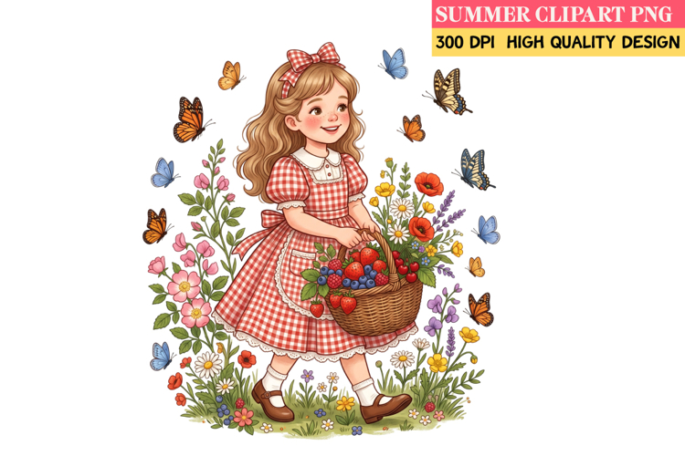 Summer Whimsical Clipart,Summer png,Beach Sublimation png example image 1