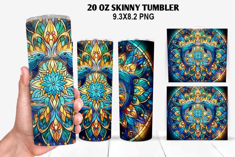 Skinny Tumbler 20oz Wrap Design, Summer Tumble PNG Design