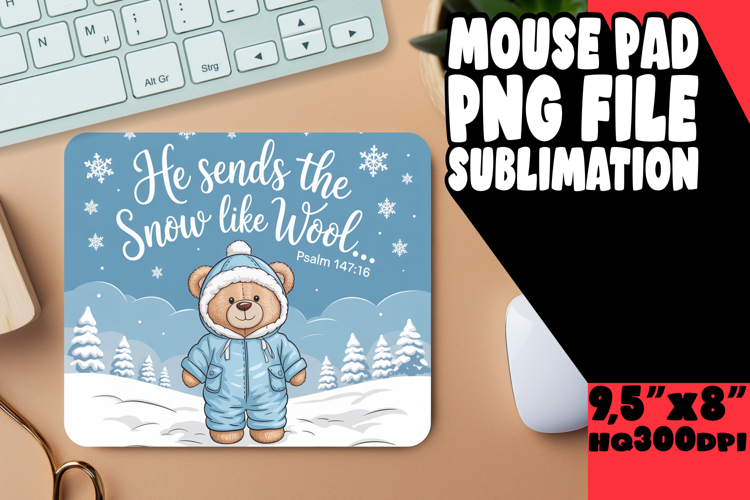 BLISSFUL mouse PAD Fun Design, Religious