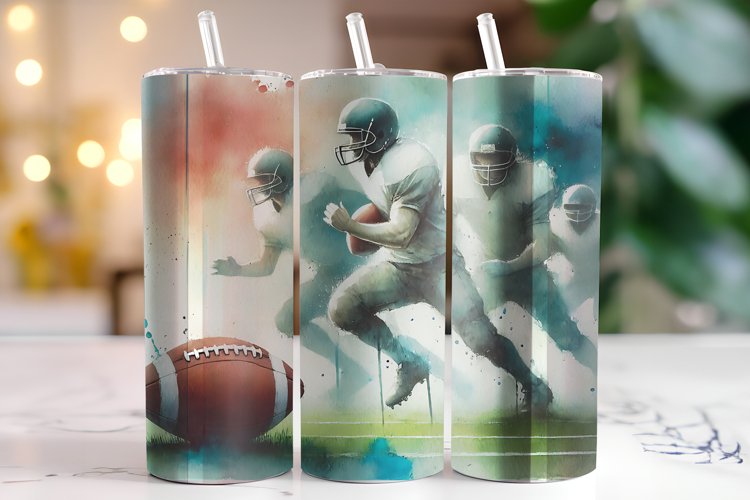 Football Tumbler Wrap | Sublimation | Tumblers