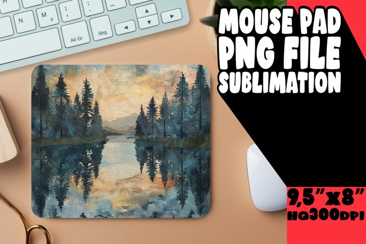 Inviting 3D Landscape for Mouse Pad Sublimation example image 1