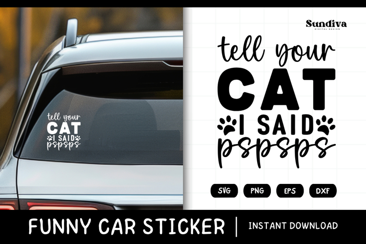 Funny Car Decals SVG Image 17