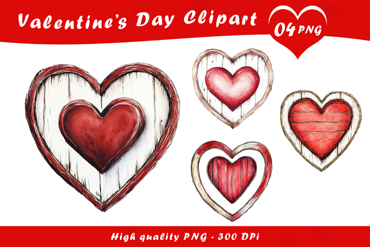 Valentine Heart Clipart Image 23