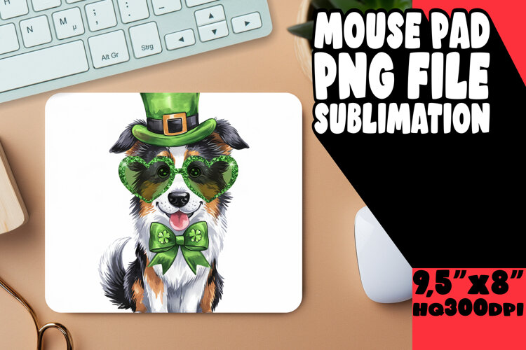 COZY mouse pad Inspirational Art, St Patrick example image 1