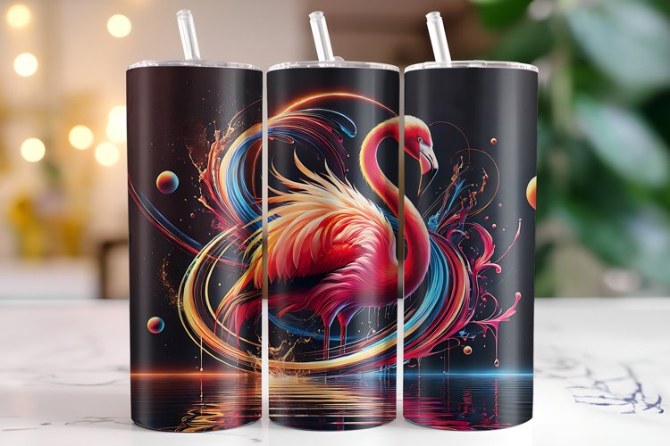 Flamingo Tumbler Wrap | Sublimation | Tumblers