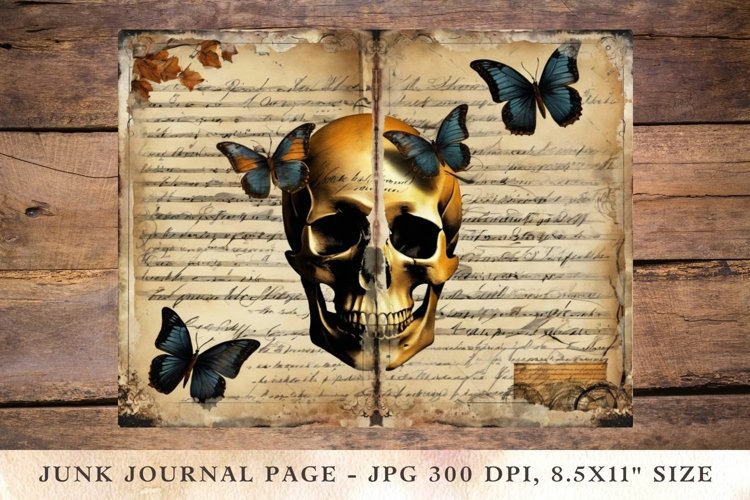 Printable Junk Journal Pages halloween 12