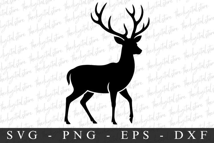 Merry Christmas Deer Svg | Christmas svg | Svg cut file
