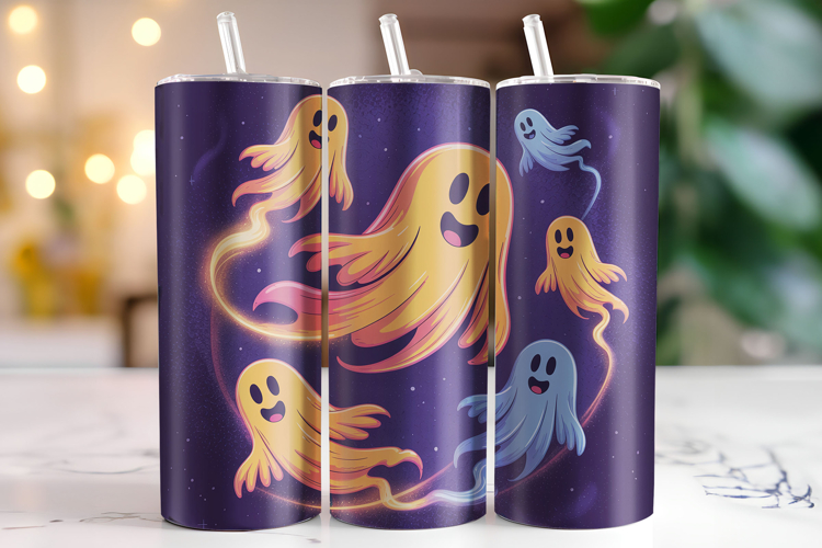 Halloween Boo Tumbler Wrap | Sublimation | Tumblers