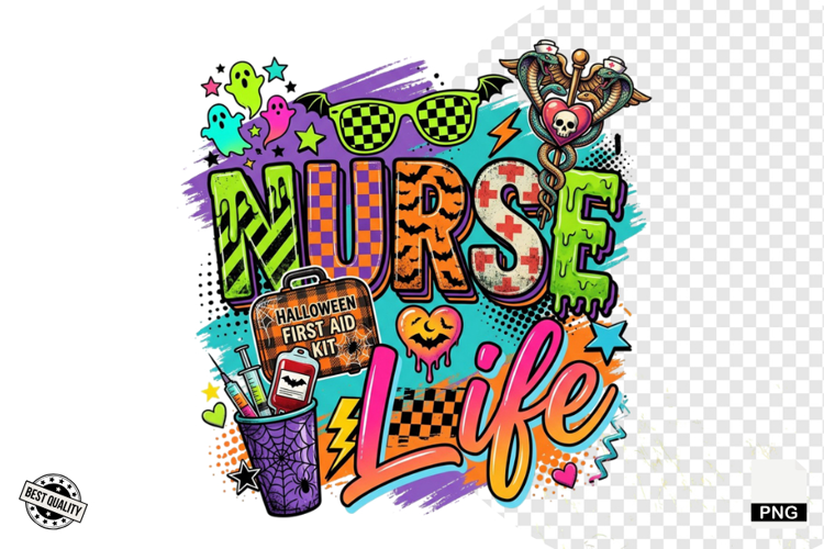 Halloween Nurse PNG Sublimation