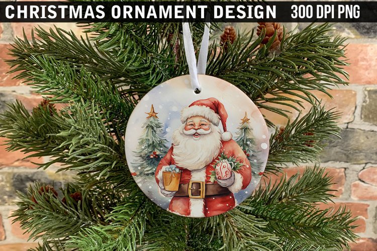 Christmas Ornament Sublimation PNG Design