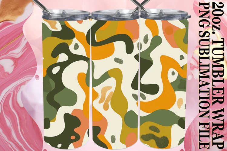 Blossom Burst Paradise Tumbler Wrap, Vibrant Colors example image 1