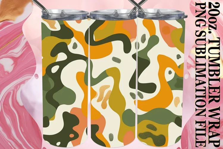 Blossom Burst Paradise Tumbler Wrap, Vibrant Colors