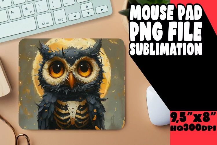 Spring Owl Mouse Pad for 11oz
