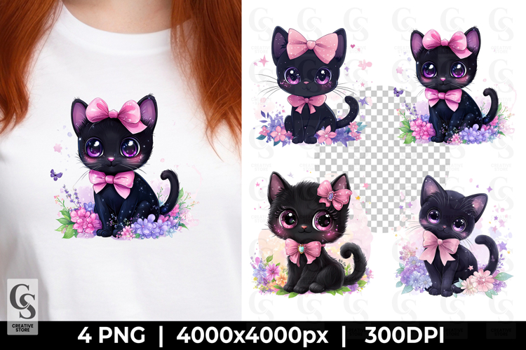 Black Cat Graphic Image 20