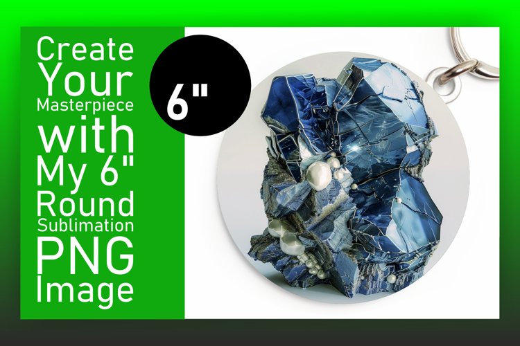 Stone Splendor: Agate Pattern Keychain